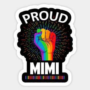 Proud Mimi Gay Lgbt Sticker